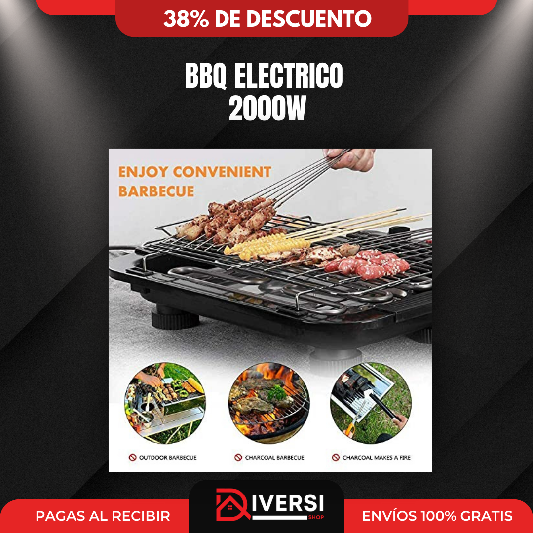 BBQ ELECTRICO 2000W