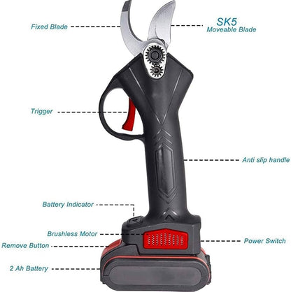 SUPER TIJERA PODADORA RECARGABLE DE 48V - Poda precisa y sin esfuerzo