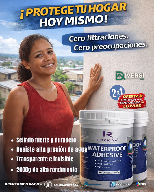 Combo 2 Selladores Impermeables Transparente 2000g – Alta Resistencia: 💧🛑 ¡Protege tu Hogar Antes de Que las Filtraciones lo Dañen Todo!
