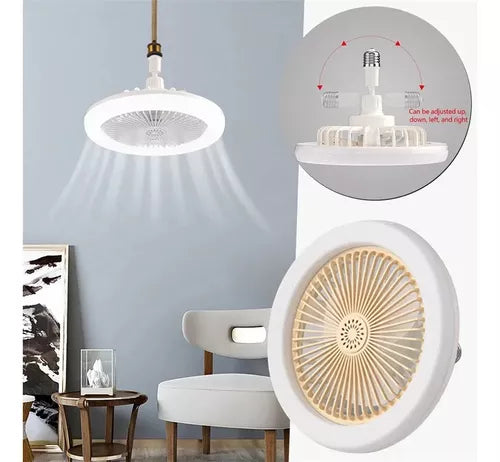 VENTILADOR AROMATIZANTE CON ILUMINACIÓN LED – Frescura y Ambiente en Uno