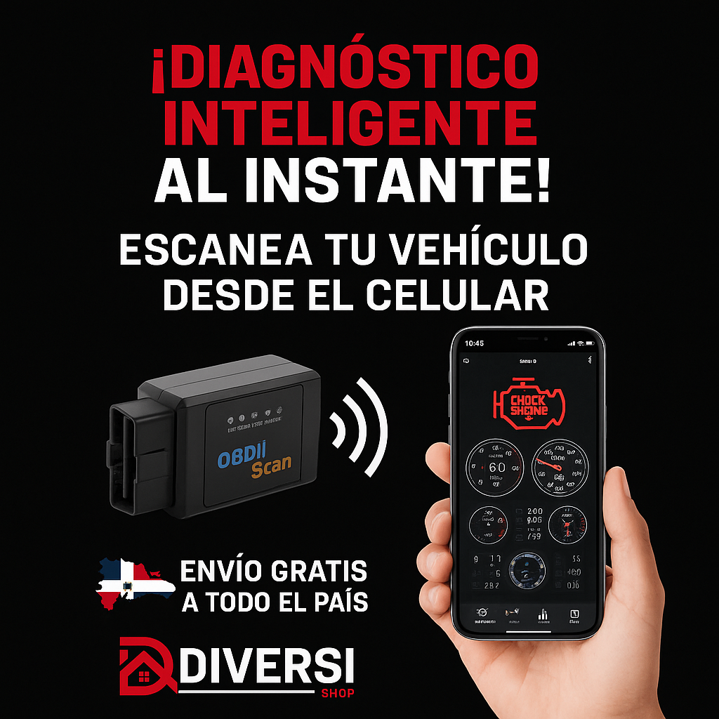 ESCANER INALAMBRICO AUTOMOTRIZ - Escanea tu Carro Como un Pro – ¡Desde tu Celular y en Segundos!
