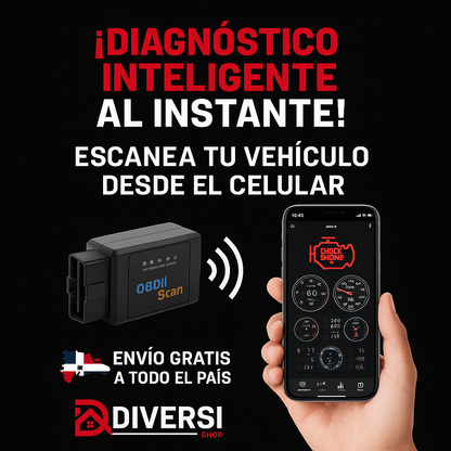 ESCANER INALAMBRICO AUTOMOTRIZ - Escanea tu Carro Como un Pro – ¡Desde tu Celular y en Segundos!