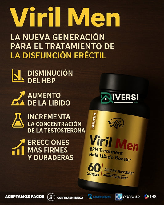 Viril Men | Suplemento Masculino para Mejorar la Confianza y el Desempeño en la Intimidad