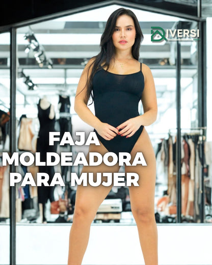 FAJA MOLDEADORA PARA MUJER - "Moldea tu figura en segundos con esta faja invisible y cómoda"