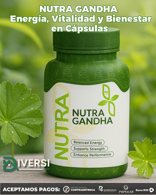 NUTRA GANDHA -  Energía, Vitalidad y Bienestar en Cápsulas