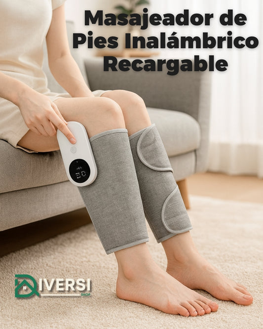 Masajeador de Pies Inalámbrico Recargable | Relájate y despídete del dolor
