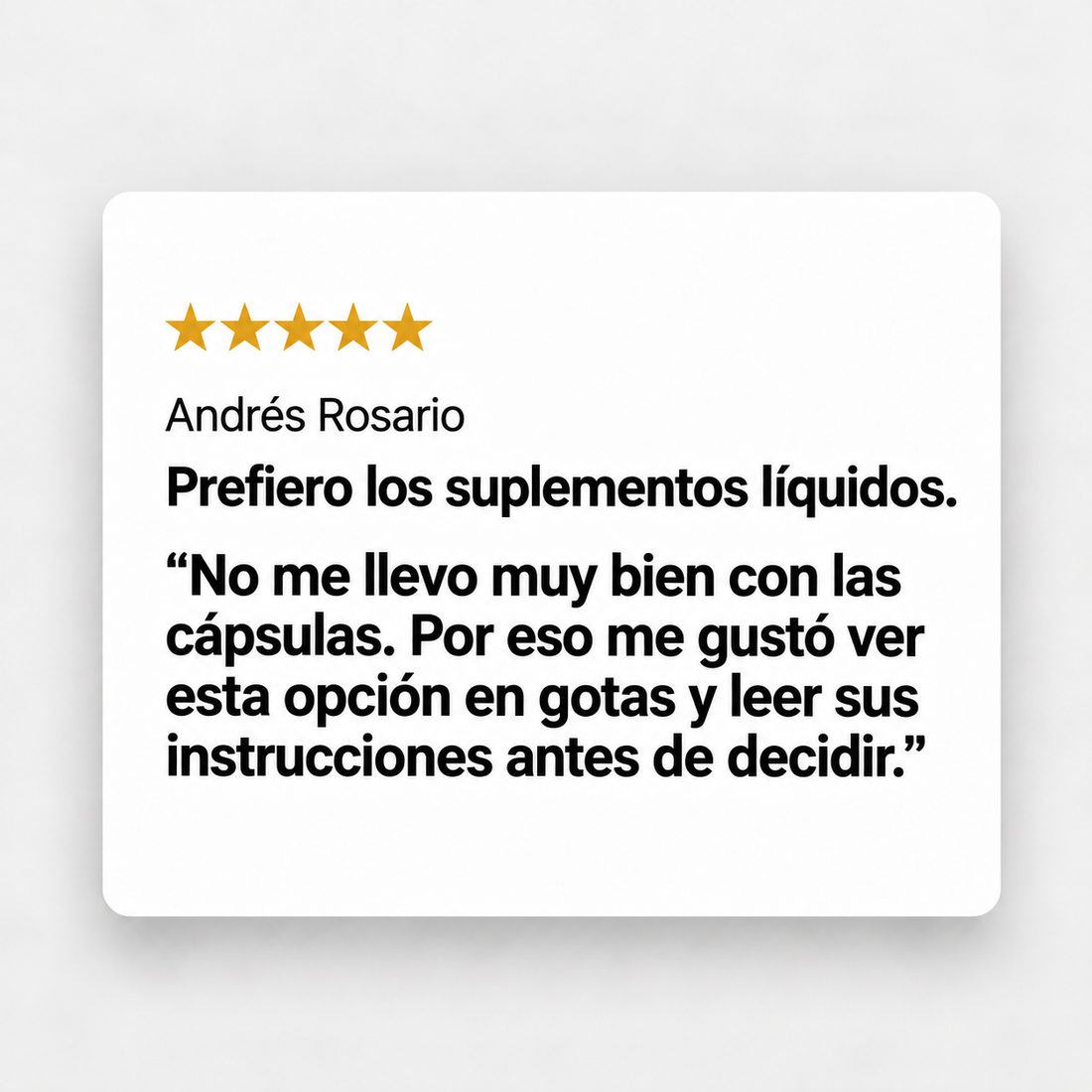 ⭐⭐⭐⭐⭐ 'Ya compré uno para mi esposo también. Los dos lo amamos.' — Patricia V., Higüey