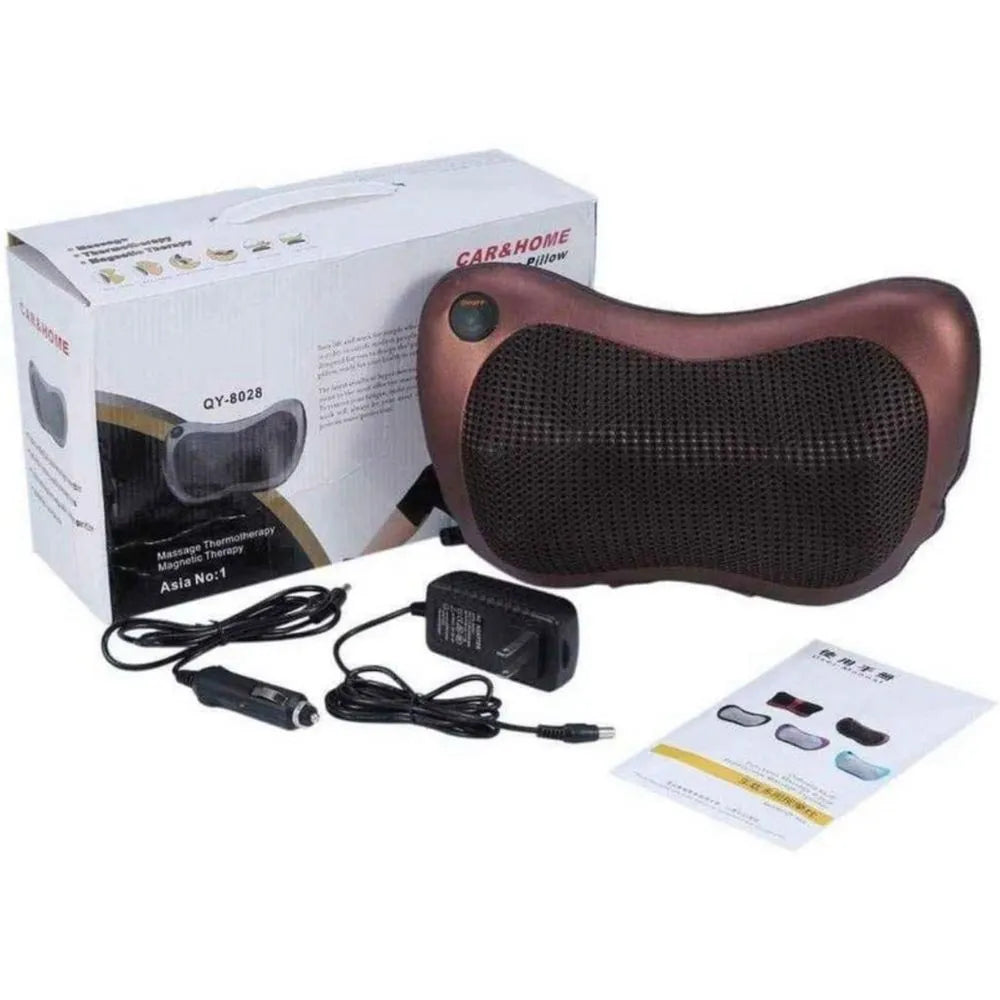 ALMOHADA MASAJEADORA MULTIFUNCIONAL – Relajación y Confort en Cualquier Lugar