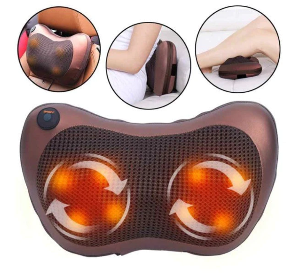 ALMOHADA MASAJEADORA MULTIFUNCIONAL – Relajación y Confort en Cualquier Lugar