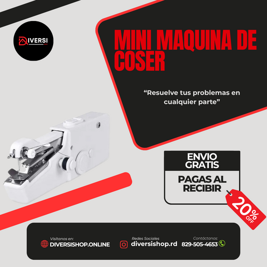 MINI MAQUINA DE COSER- Resuelve tus problemas en cualquier parte