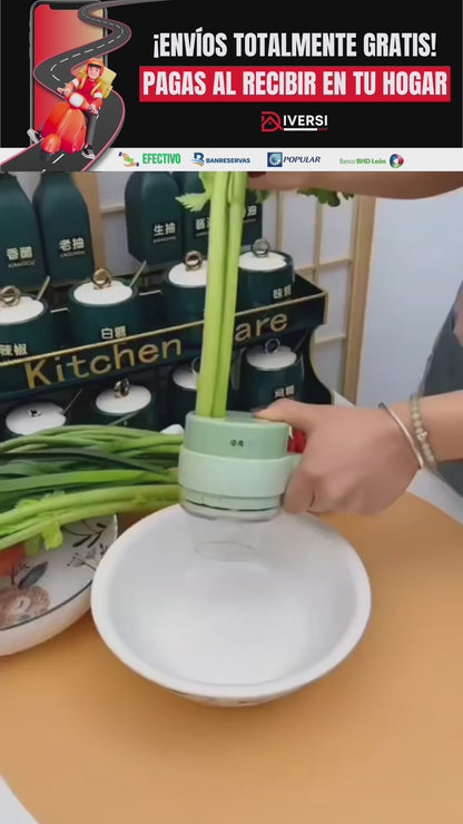 CORTADORA DE VEGETALES ELECTRICO - Corta tus vegetales y frutas como todo un profesional