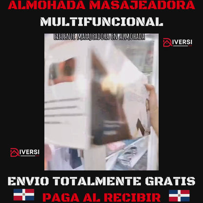 ALMOHADA MASAJEADORA MULTIFUNCIONAL – Relajación y Confort en Cualquier Lugar