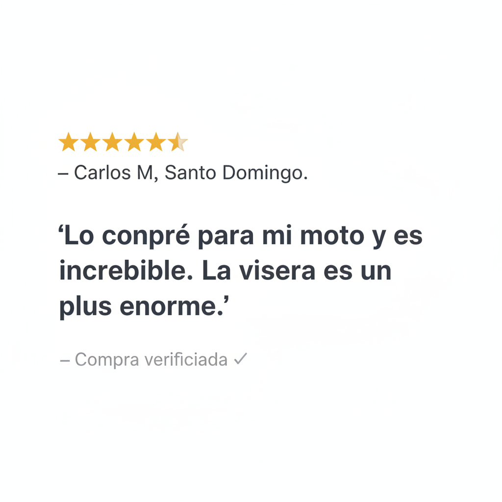 ⭐⭐⭐⭐⭐ 'Diseño elegante y muy impermeable. No le entra ni una gota.' — Fernando C., Azua