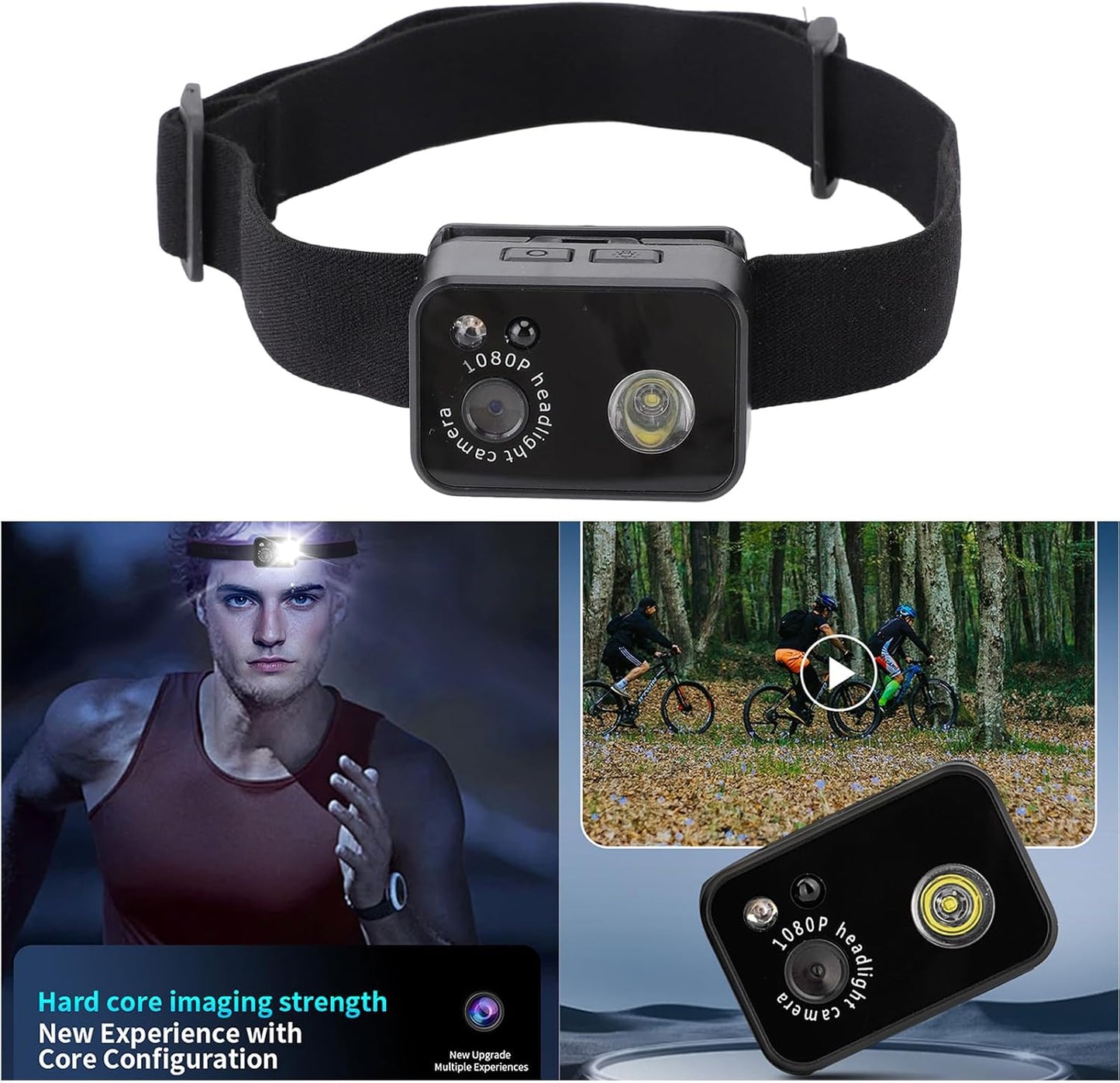 CAMARA DEPORTIVA HD CON LED - RideCam 360 “Graba todas tus experiencias, con LED integrado y máxima definición”
